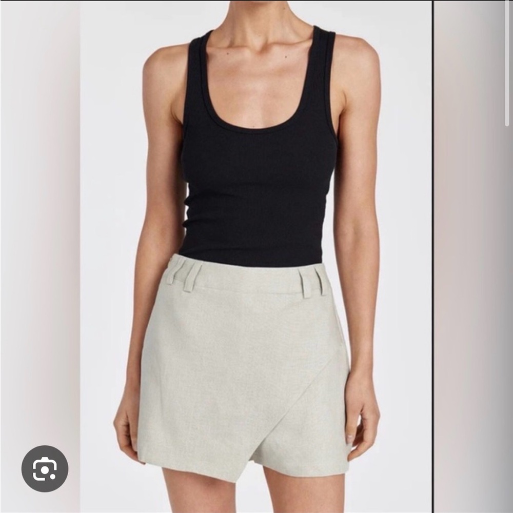 DISSH Aster Chalk Linen Skort
